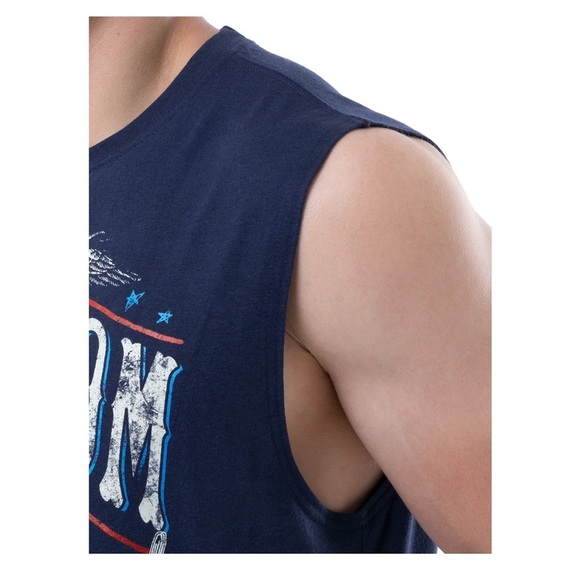 Way To Celebrate Men's Americana Graphic Muscle Tank Top, Size L - Picture 7 of 8